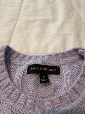 Banana Republic Light Lilac Crewneck Sweater